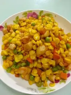 Make Corn chicken step 2