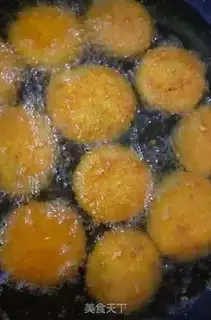 Make Pumpkin bean cake step 7