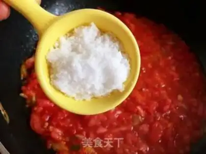 Make Chinese cheese sauce and noodles step 7