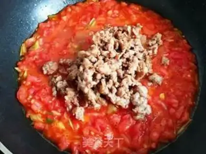 Make Chinese cheese sauce and noodles step 8