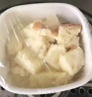 Make Egg toast pudding step 9