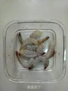Make Japanese tofu steamed shrimp step 0