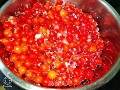 Make Homemade cherry sauce step 3