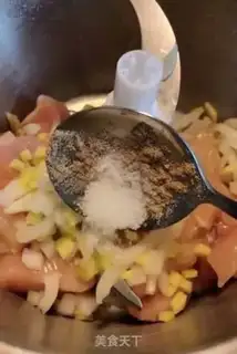 Make Chicken egg sausage step 1