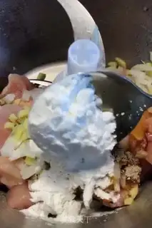 Make Chicken egg sausage step 3