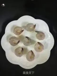 Make Japanese tofu steamed shrimp step 5