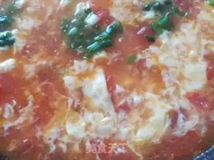Make Tomato egg soup step 12