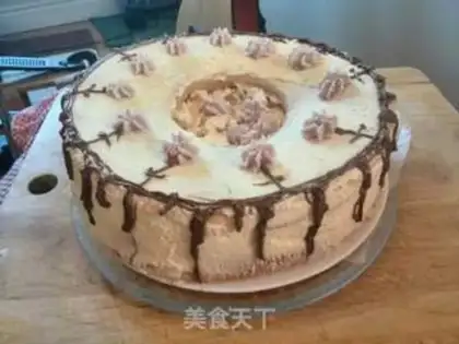 Make Springflower birthday cake step 9