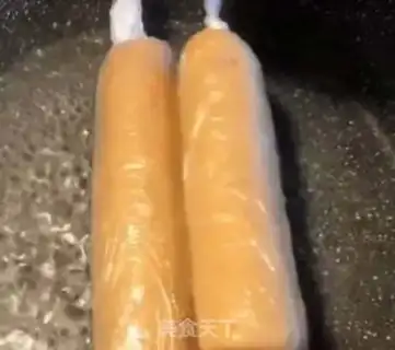 Make Chicken egg sausage step 10