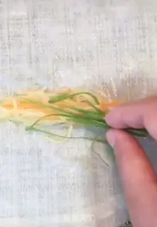 Make Family Spring Roll step 7