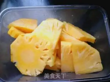 Make Pineapple mud step 1