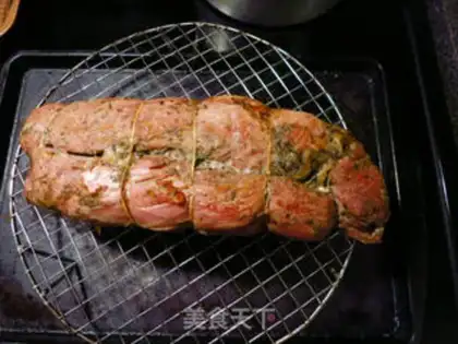 Make Vanilla roast pork step 4