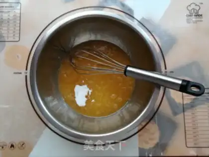 Make Sesame peaches step 3