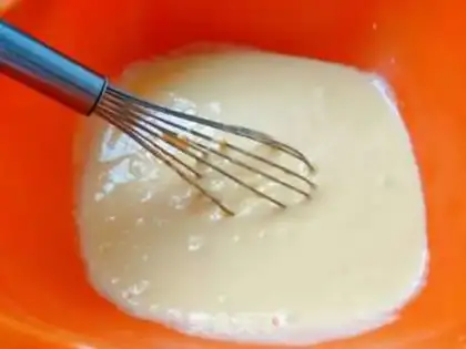 Make A rice eggcake step 1