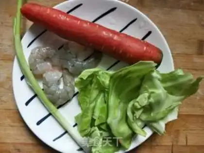 Make Shrimp rice step 0