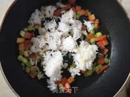 Make Shrimp rice step 6
