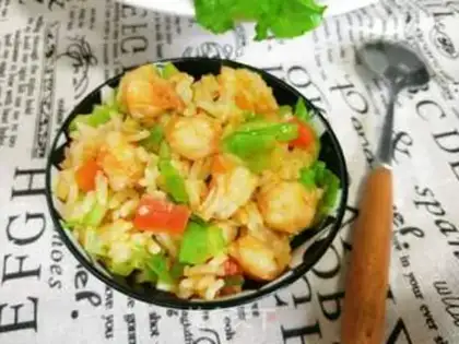 Make Shrimp rice step 10