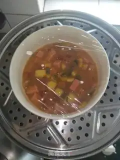 Make Double chicken cake step 3