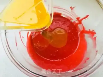Make Red velvet Madeleine step 5