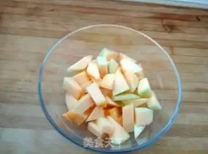 Make Ice melon step 1