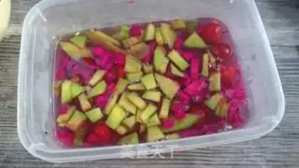 Make Fruit ice powder step 5