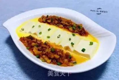 Make Squeeze the meat sauce and steam the eggs step 10