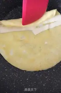 Make Meat pine omelet step 5