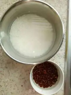 Make Red bean rice step 0