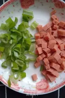 Make Gold egg fried rice step 2