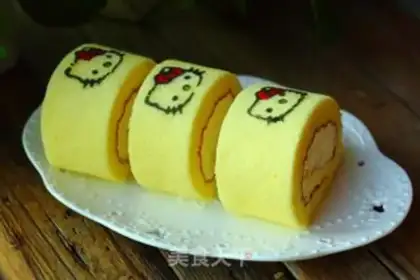 Make Handmade cream cake rolls step 22