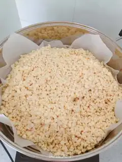 Make Green bean cake step 2