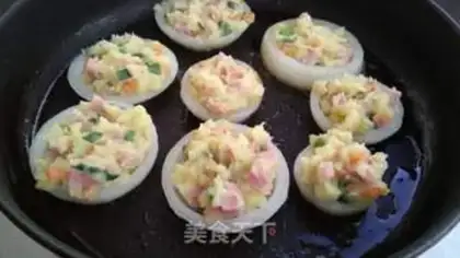 Make Onion potatoes step 9