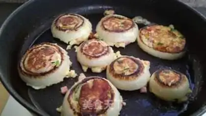 Make Onion potatoes step 10