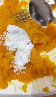 Make Pumpkin bean cake step 2
