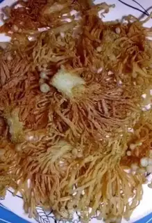 Make Dried golden needle mushrooms step 7