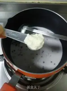 Make Red Bean Popsicle step 3
