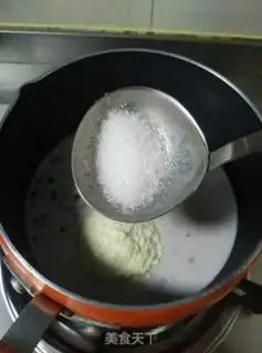 Make Red Bean Popsicle step 4