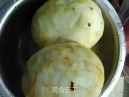Make Meat and eggplant step 1