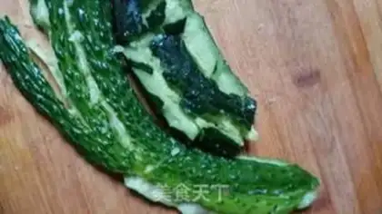 Make Shoot the cucumber step 1