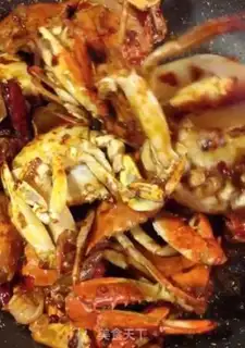 Make Spicy crabs step 9