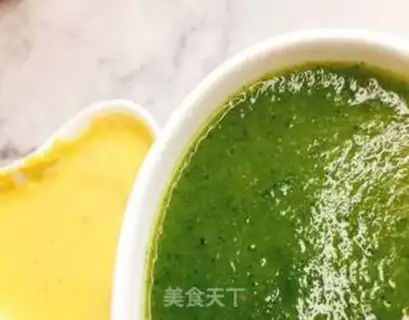 Make cucumber omelet powder step 2