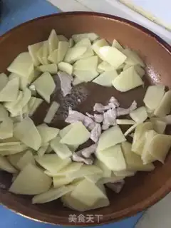 Make Potato fried meat step 2