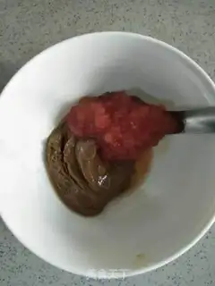 Make Tomato sesame sauce for beans step 4