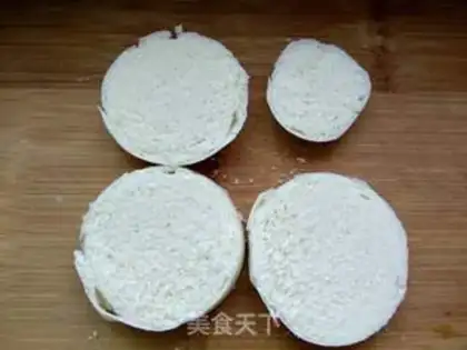 Make Cheese hamhead step 2