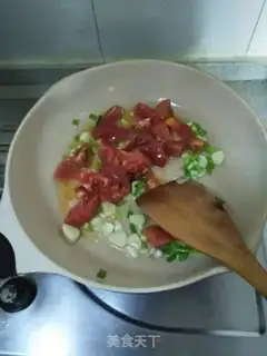Make Tomato sesame sauce for beans step 6