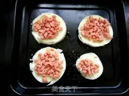 Make Cheese hamhead step 4