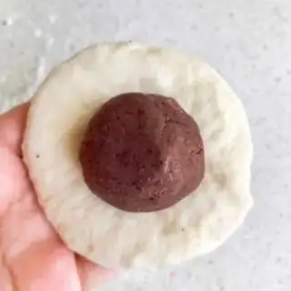 Make Japanese red bean bag step 9