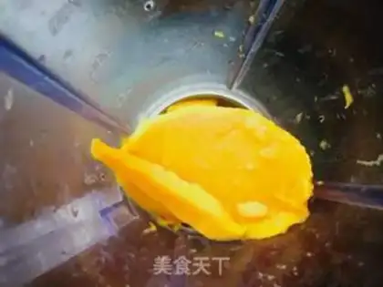 Make Mango pudding step 1