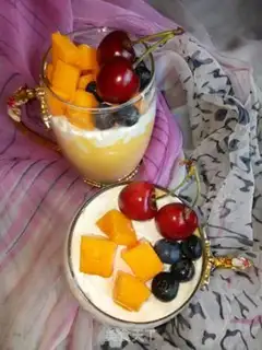 Make Butter mango cups step 7