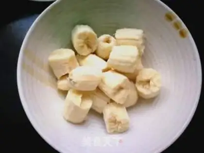 Make Banana rice cake step 1